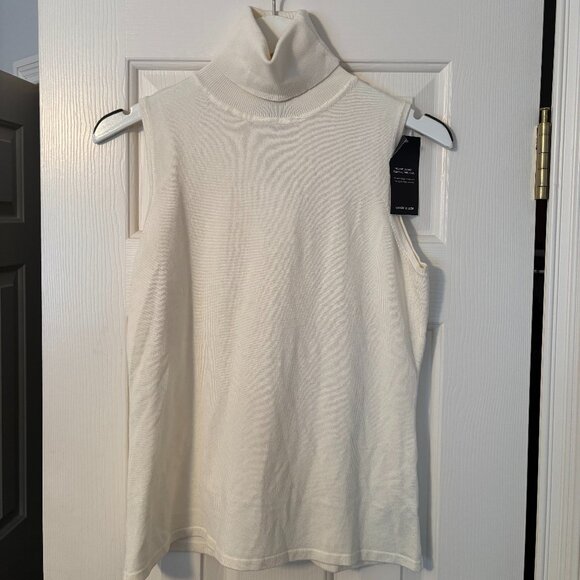 Karen Millen Tops - New with tags cream sleeveless turtleneck